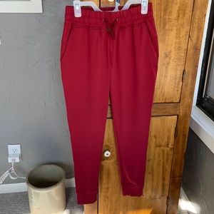 Barbell Cranberry Joggers size S NWOT